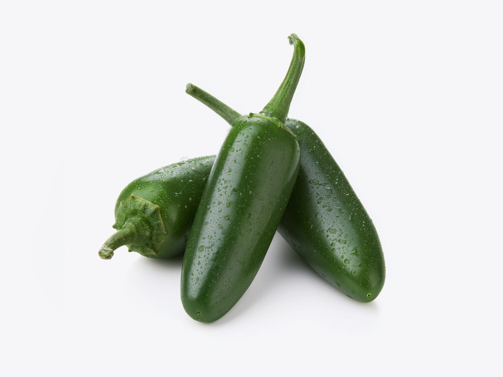 Fresh jalapeño peppers