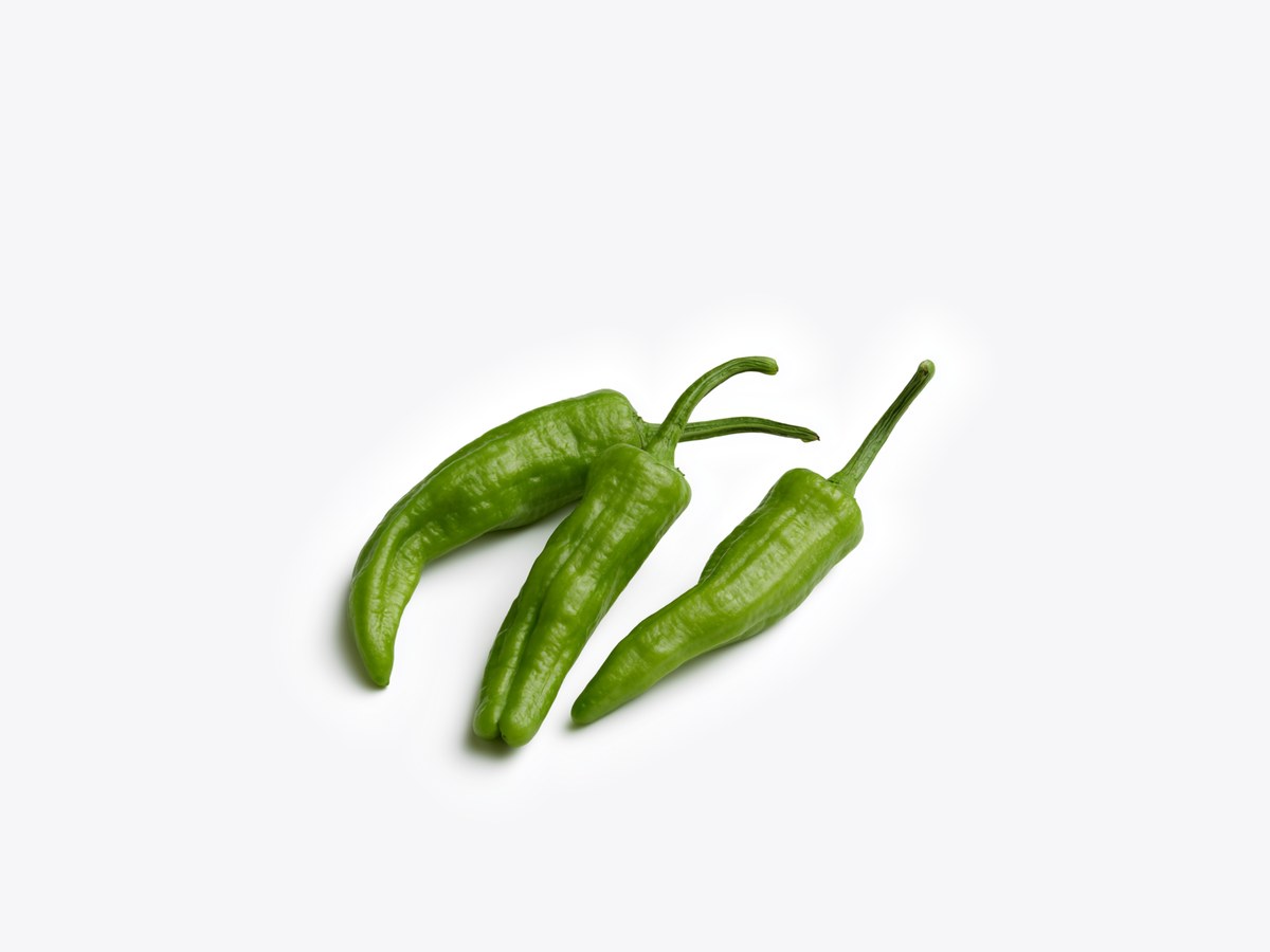 Fresh shishito peppers