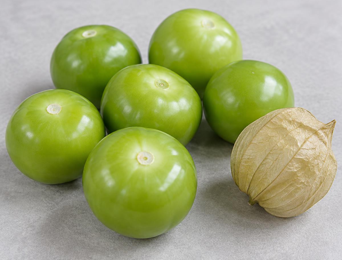 Husked tomatillos